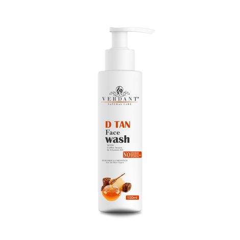 Buy Verdant Natural Care Tan Removal & De-Tan Face Wash (100 ml)-Purplle