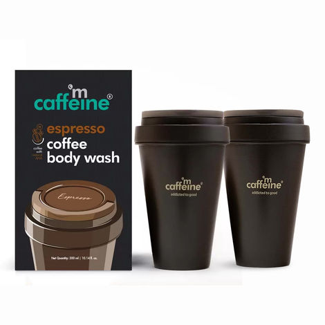 Buy mCaffeine Naked & Raw Coffee Espresso Body Wash - Pack of 2-Purplle