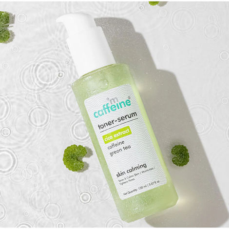Buy mCaffeine Toner Serum- Cica Extracts & Green Tea - Pack of 2-Purplle