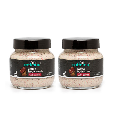Buy mCaffeine Coffee Body Scrub with Berries - Pack of 2-Purplle