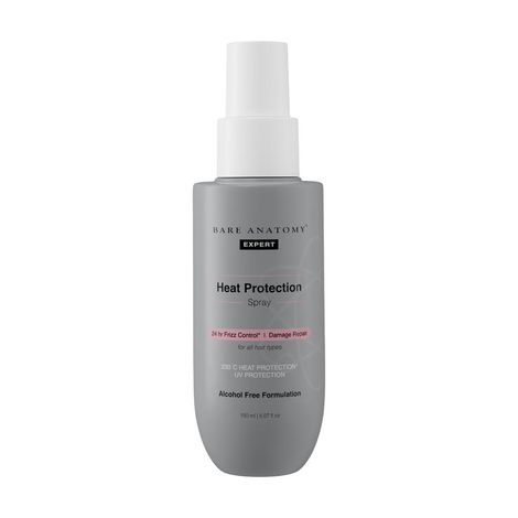 Buy Bare Anatomy Heat Protection Spray | Controls Frizz | Strengthens Hair & Enhances Shine, Hair Spray (150 ml)-Purplle