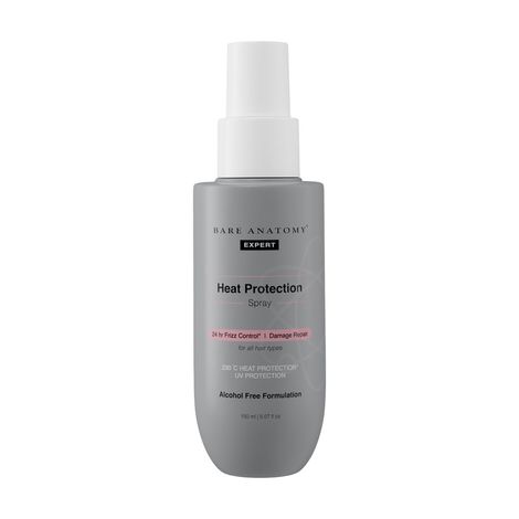 Buy Bare Anatomy Heat Protection Spray For Hair | Controls Frizz for up to 24 Hrs | Alcohol Free Heat Protection Spray Serum | Sulphate & Paraben Free | For Women & Men | 150 ml-Purplle