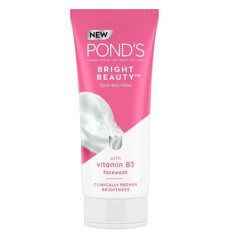 Buy Ponds Bright Beauty Spotless Glow Facewash with Vitamin B3 100 g-Purplle