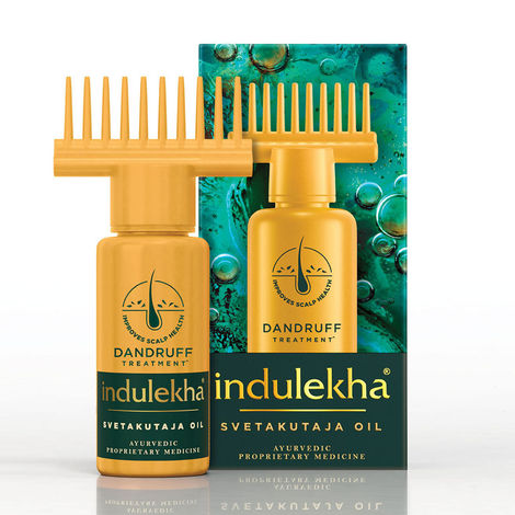 Buy Indulekha Svetakutaja Oil|Ayurvedic Medicinal oil for dandruff treatment|100% Ayurvedic Oil|100 ml-Purplle