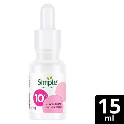 Buy Simple Booster Serum 10% Niacinamide For Even Skin Tone, 15 ml-Purplle