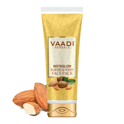 Buy Vaadi Herbals Instaglow Almond & Honey Face Pack (120 gm)-Purplle