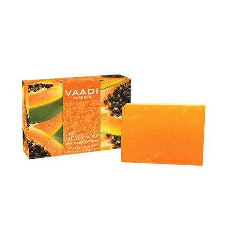 Buy Vaadi Herbals Fresh Papaya Soap (75 g)-Purplle