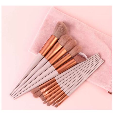 Buy Me-On Fix + Pack of 13 Professional Makeup Brushes with Free Pouch(Color may Vary)-Purplle