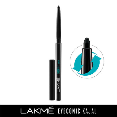 Buy Lakme Eyeconic Kajal - Twin Pack, 0.35g + 0.35g-Purplle