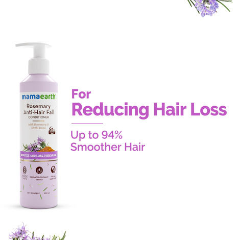 Buy Mamaearth Rosemary Anti-Hair Fall Conditioner with Rosemary & Methi Dana for Reducing Hair Loss & Breakage - 250 ml-Purplle