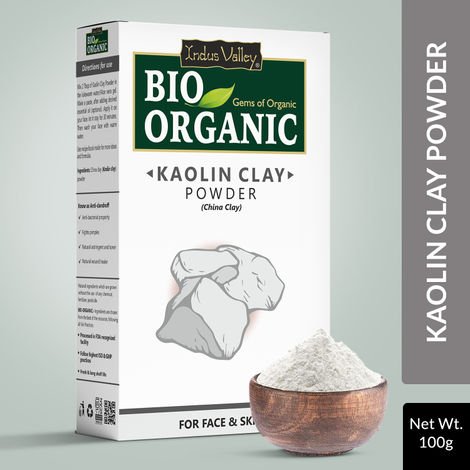 Buy Indus Valley BIO Organic Kaolin Clay Powder- (China Clay) (100 g) -Purplle