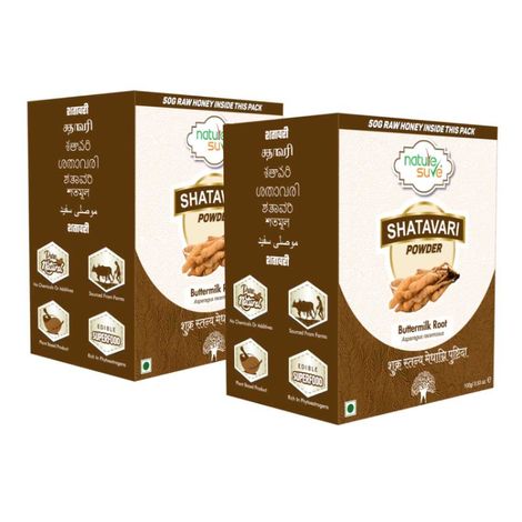 Buy Nature Sure Shatavari Powder 100g with Raw Honey 50 gm - 2 Packs-Purplle