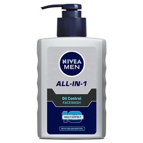 Buy Nivea Men Oil Control All In One Face Wash Pump Pack (150 ml)-Purplle