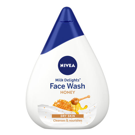 Buy Nivea Milk Delights Face Wash Moisturizing Honey For Dry Skin (50 ml)-Purplle