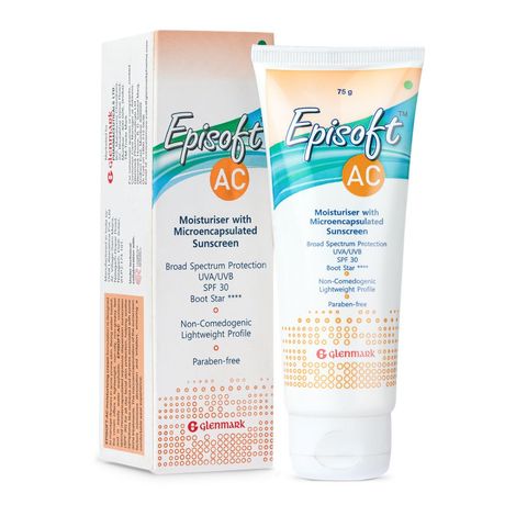 Buy Episoft AC Moisturiser with Microencapsulated Sunscreen, SPF 30+-Purplle