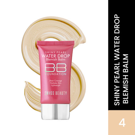 Buy Swiss Beauty Shiny Pearl Water Drop Blemish Balm BB Foundation - 04 (40 ml)-Purplle