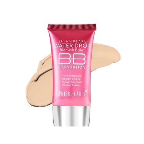 Buy Swiss Beauty Shiny Pearl Water Drop Blemish Balm BB Foundation - 04 (40 ml)-Purplle