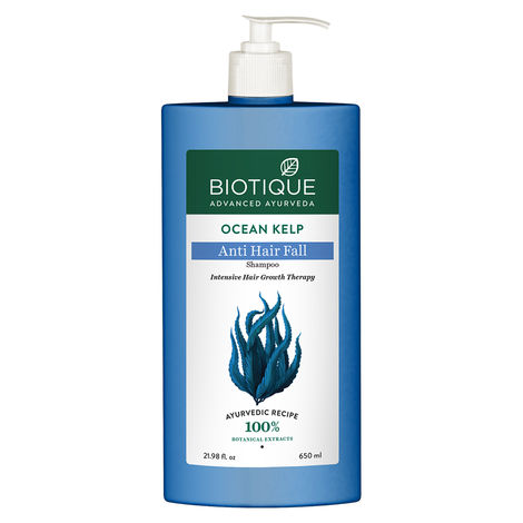 Buy Biotique Ocean Kelp Anti Hairfall Shampoo For Falling Hair (650 ml)-Purplle