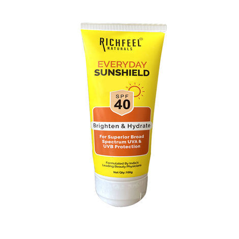Buy Richfeel Sunshield (With SPF 40) 100 gm-Purplle