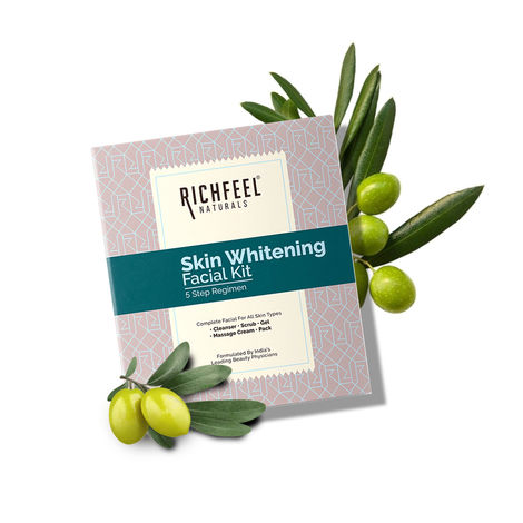 Buy Richfeel Skin Whitening Facial Kit 5x50 gm-Purplle