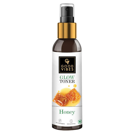 Buy Good Vibes Honey Glow Toner | Hydrating, Moisturizing | No Parabens, No Alcohol, No Sulphates, No Mineral Oil, No Animal Testing (200 ml)-Purplle