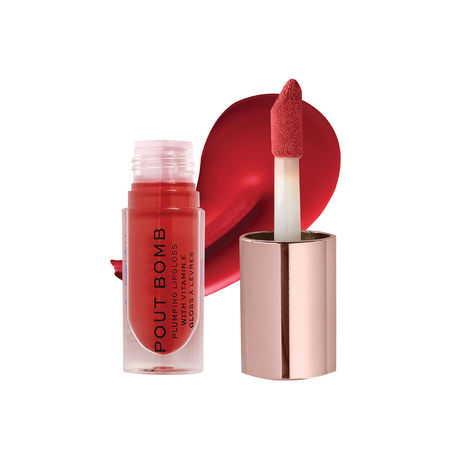 Buy Makeup Revolution Pout Bomb Plumping Gloss Juicy Red-Purplle