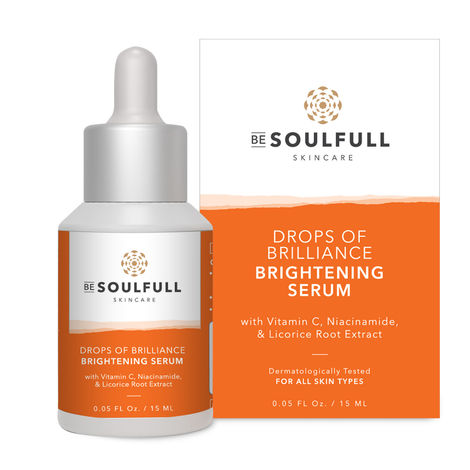 Buy BE SOULFULL Vitamin C Brightening Serum with Niacinamide- 15 ml-Purplle