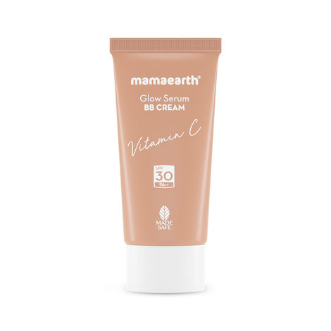 Buy Mamaearth Glow Serum BB Cream with Vitamin C & Turmeric - 25 g-Purplle