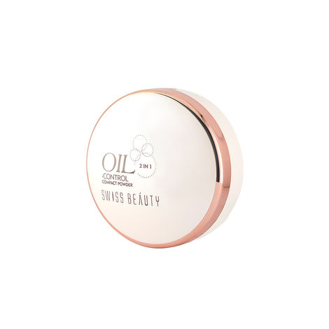 Buy Swiss Beauty Oil Control Compact Powder 3 Natural Nude (2*10 g)-Purplle