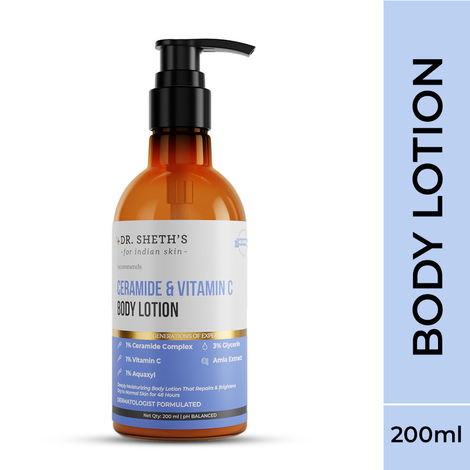 Buy Dr. Sheth's Ceramide & Vitamin C Body Lotion - 200 ml-Purplle