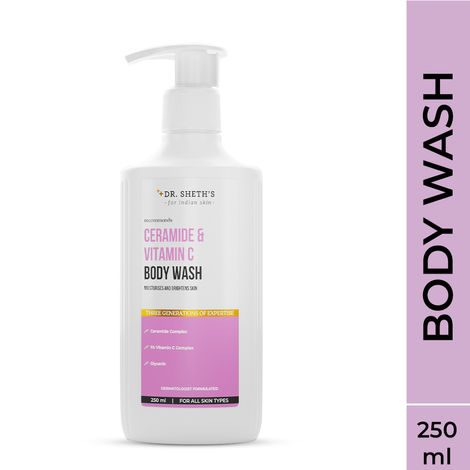 Buy Dr. Sheth’s Ceramide & Vitamin C Body Wash - 250ml-Purplle