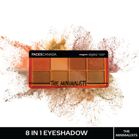 Buy FACES CANADA Magneteyes 8 in 1 Eyeshadow Palette - The Minimalists, 6.4 gm | Shimmer & Matte Shades | Long Lasting & Intensely Pigmented | Buttery Soft Lightweight Texture | Smooth & Easily Blendable-Purplle