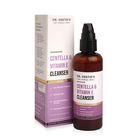 Buy Dr. Sheth's Centella & Vitamin E Cleanser (100 ml)-Purplle