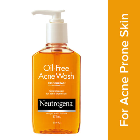 Buy Neutrogena Oil Free Acne Wash Facial Cleanser (175 ml)-Purplle