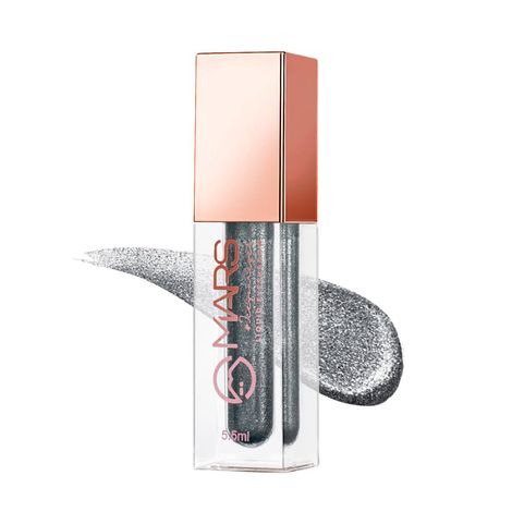 Buy MARS Metallic Liquid Glitter Eyeshadow | Waterproof & Highly Pigmented | Smooth Glide Formula (5.5 ml) (05-Gravity)-Purplle