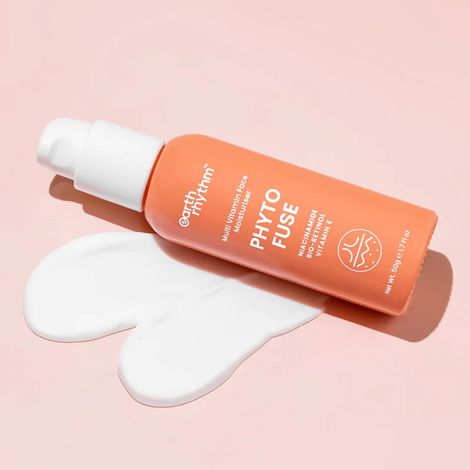 Buy Earth Rhythm Phyto Fuse Multi Vitamin Moisturiser with the goodness of Niacinamide, Bio Retinol & Vitamin E | Multivitamin Face Moisturiser - 50 G-Purplle