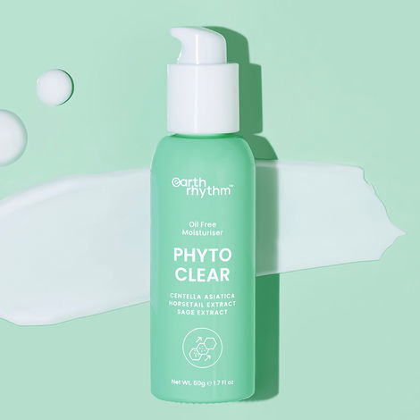 Buy Earth Rhythm Phyto Clear Oil Free Moisturiser | Centella Asiatica Horsetail & sage Extract - 50 gm-Purplle