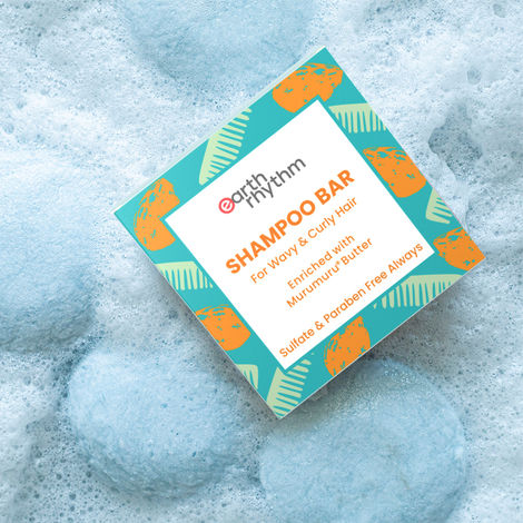 Buy Earth Rhythm Murumuru Butter Shampoo Bar| Enriched with Murumuru Butter | for Wavy & Curly Hair |Sulfate & Paraben Free| Without Tin -80 gm-Purplle