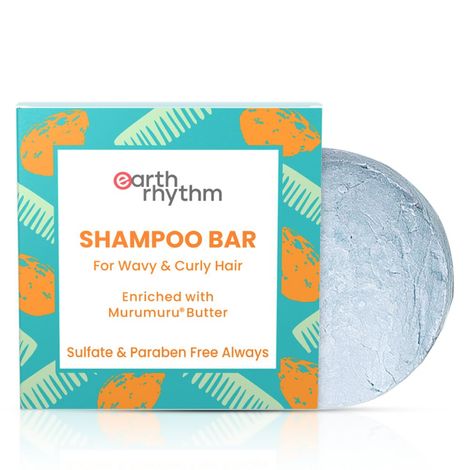 Buy Earth Rhythm Murumuru Butter Shampoo Bar| Enriched with Murumuru Butter | for Wavy & Curly Hair |Sulfate & paaben Free always| Without Tin - 80 G-Purplle