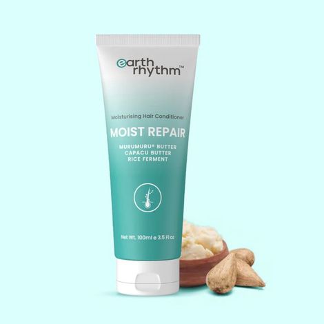 Buy Earth Rhythm Moist Repair Murumuru Butter Hair Conditioner | Locks Moisture, Controls Frizz, Repairs Damage | for All Hair Types | Men & Women - 100 ML-Purplle