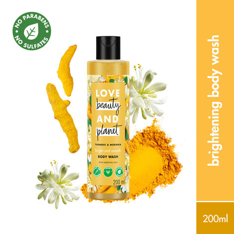 Buy Love Beauty & Planet Turmeric & Moringa Body Wash 200ml-Purplle