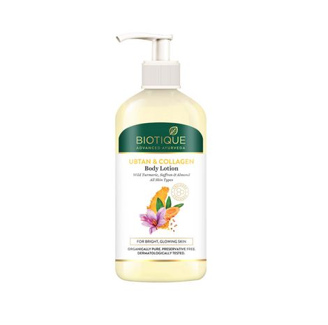 Buy BIOTIQUE UBTAN & COLLAGEN Body Lotion (300 ml)-Purplle