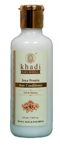 Buy Khadi Shuddha Soya Protein Hair Conditioner (210 ml)-Purplle