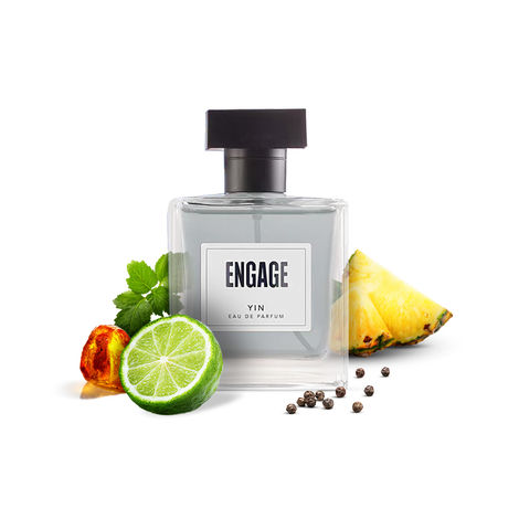 Buy Engage Yin Perfume for Men Long Lasting Smell, Spicy and Woody Fragrance Scent, Gift for Men, Free Tester with pack, 100 ml-Purplle