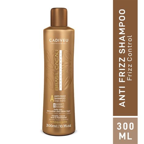 Buy Cadiveu Brasil Cacau Anti Frizz Shampoo 300 ml Sulfate Free-Purplle