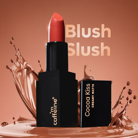 Buy mCaffeine Cocoa Kiss Creamy Matte Lipstick-Blush Slush-Purplle