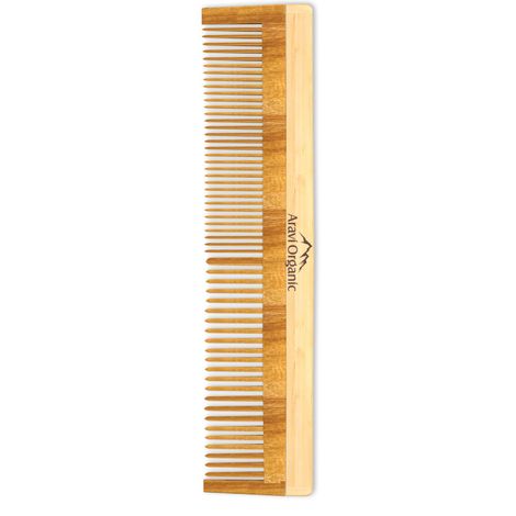 Buy Aravi Organic Handmade Wooden Neem Comb For Hair Growth and Hair Fall Control - Suitable For All Skin Type - For Men & Women - 1 piece-Purplle