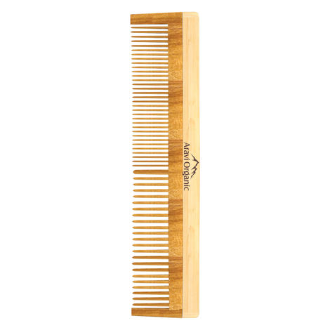 Buy Aravi Organic Handmade Wooden Neem Comb For Hair Growth and Hair Fall Control - Suitable For All Skin Type - For Men & Women - 1 Pc-Purplle