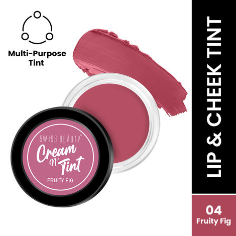 Buy Swiss Beauty Lip & Cheek Cream SB-308-04 Fruity Fig 8g-Purplle