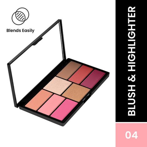 Buy Swiss Beauty Blusher and Highlighter Kit 4(18 gm)-Purplle
